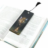Закладка для книг 3D, BRAUBERG, объемная, &quot;Волк&quot;, с декоративным шнурком-завязкой, 125756