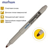 Маркер перманентный MunHwa коричневый, 1,5 мм