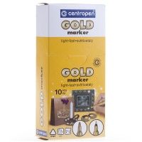 Маркер перманентный Centropen 2690 золото, 1,5-3 мм