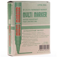 Маркер перманентный Crown Multi Marker CPM-800 зеленый, 3 мм