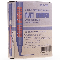 Маркер перманентный Crown Multi Marker CPM-800 синий, 3 мм