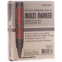 Маркер перманентный Crown Multi Marker CPM-800 черный, 3 мм