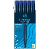 Маркер Schneider Maxx 133, перманентный, синий, 1-4 мм