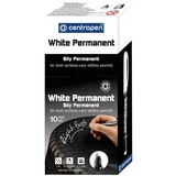 Маркер Centropen 2686, белый, white permanent, 1.2 мм