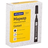 Маркер перманентный OfficeSpace &quot;Contact&quot; 269073, черный, пулевидный, 3 мм