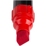 Маркер перманентный промышленный Luxor &quot;810&quot; 3173, красный, скошенный, 14 мм