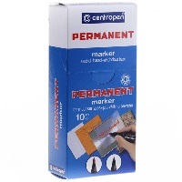 Маркер Centropen Permanent 2846 10, зеленый, 1 мм