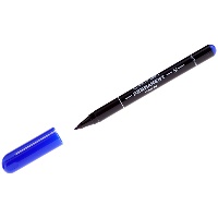 Маркер Centropen Permanent 2846 06, синий, 1 мм