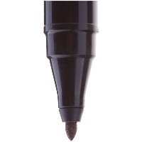 Маркер Centropen Permanent 2846 12, черный, 1 мм