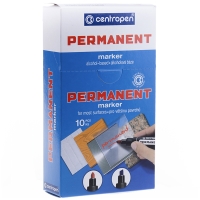 Маркер Centropen Permanent K 8566 0104, красный, 2.5 мм