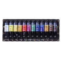 Краски акриловые художественные &quot;Ладога&quot;, набор 12 цв., по 18 мл, в тубах, 2241008