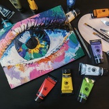 Краска акриловая художественная BRAUBERG ART CLASSIC 191118, туба 75 мл, золотистая