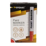 Маркер-краска inФОРМАТ PAINT KRR04R, красный, 4 мм