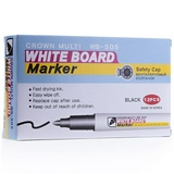 Маркер для белых досок Crown &quot;Multi Board Slim&quot; WB-505, черный, пулевидный, 2 мм