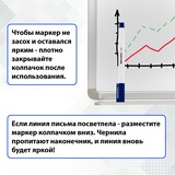 Маркеры стираемые для белой доски НАБОР 4 ЦВЕТА, BRAUBERG &quot;LINE&quot;, 3 мм, с клипом, 152119