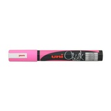 Маркер меловой Uni Chalk PWE-5M, 2.5 мм, флуоресцентно-розовый