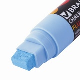 Маркер меловой BRAUBERG &#34;POP-ART&#34;, сухостираемый, для гладких поверхностей, 15 мм, голубой, 151543