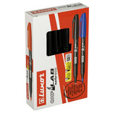 Маркер перманентный лабораторный Luxor &quot;OHP 910&quot; черный, пулевидный, 0,7мм