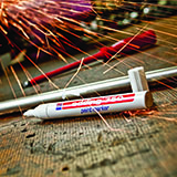 Маркер Edding 750 col. 049 paint marker, лаковый, белый, 2-4 мм