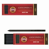 Уголь искусственный для рисования Koh-I-Noor GIOCONDA 8673001005PK, набор 6 штук