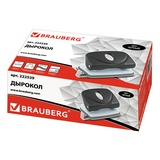 Дырокол BRAUBERG Original 222539, до 20 листов, черный