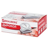 Дырокол BRAUBERG Original 227787, до 20 листов, белый