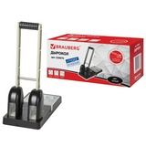 Дырокол металлический МОЩНЫЙ BRAUBERG Heavy duty 226870, до 150 листов, черный
