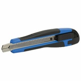 Нож канцелярский BRAUBERG Universal 236970, автофиксатор, резиновые вставки, 9 мм