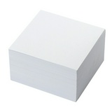 Блок для записей STAFF 126364 непроклеенный, куб 9х9х5 см, белый, белизна 90-92%