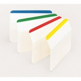 Закладки клейкие POST-IT Professional, пластиковые, 50 мм, 4 цвета х 6 шт., суперклейкие, со сгибом, 686-A1-RU