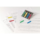 Клейкие закладки Post-it пластиковые 4 цвета по 24 листа в форме стрелки 11.9х43.2 мм в диспенсерах
