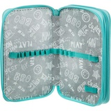 Пенал №1School Русалка 2 отд., ткань, 190&times;110 мм, ПКТ 11-20