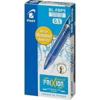 Ручка гелевая Pilot Frixion Point синяя. Пиши-стирай BL-FRP5-L, 0.5 мм