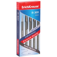 Ручка гелевая ErichKrause R-301 Original Gel 42721, черная, 0,4 мм