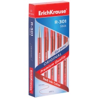 Ручка гелевая ErichKrause R-301 Original Gel 42722, красная, 0,4 мм
