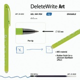 Ручка гелевая BRUNO VISCONTI &quot;Цветочки&quot; 20-0202 синяя, пиши-стирай, узел 0,5 мм, линия письма 0,4 мм, ассорти