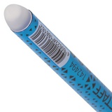 Ручка гелевая STAFF 142494 синяя, пиши-стирай, хромированные детали, 0,5 мм, линия письма 0,35 мм