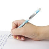 Ручка гелевая ПИФАГОР 142496 синяя, пиши-стирай, узел 0,5 мм, линия письма 0,35 мм