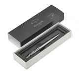 Ручка гелевая PARKER Jotter Stainless Steel CT 2020646, корпус серебристый, детали из нержавеющей стали, черная