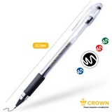 Ручка гелевая Crown &quot;Hi-Jell Grip&quot; HJR-500RB, черная, 0,5мм, грип