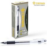 Ручка гелевая Crown &quot;Hi-Jell Grip&quot; HJR-500RB, черная, 0,5мм, грип