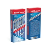 Ручка гелевая ERICH KRAUSE G-cube, синяя, корпус прозрачный, игольчатый узел 0,5 мм, линия письма 0,4 мм, 46162