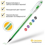 Набор гелевых ручек Crown HJR-500S/5 5 цветов 5шт. CROWN Hi-JELL