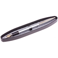Ручка перьевая Berlingo CPs_82535 Silk Prestige, синяя, 0,8 мм, корпус хром