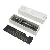 Ручка-роллер PARKER IM Metallic Pursuit CT 2074145, корпус темно-серый, хромированные детали, черная