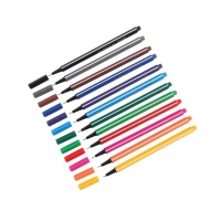 Линер Attache Rainbow, трехгранный корпус, набор 12 цветов, 0.33 мм