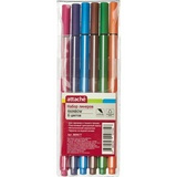 Линер Attache Rainbow, трехгранный корпус, набор 12 цветов, 0.33 мм