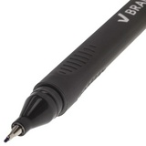 Ручка капиллярная линер BRAUBERG &#34;Carbon&#34;, черная, металлический наконечник, трехгранная, линия письма 0,4 мм, 141523