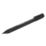 Ручка капиллярная линер BRAUBERG &#34;Carbon&#34;, черная, металлический наконечник, трехгранная, линия письма 0,4 мм, 141523