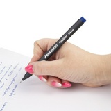 Ручка капиллярная линер BRAUBERG &#34;Carbon&#34;, синяя, металлический наконечник, трехгранная, линия письма 0,4 мм, 141522